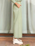 JACQUARD WIDE LEG TROUSER